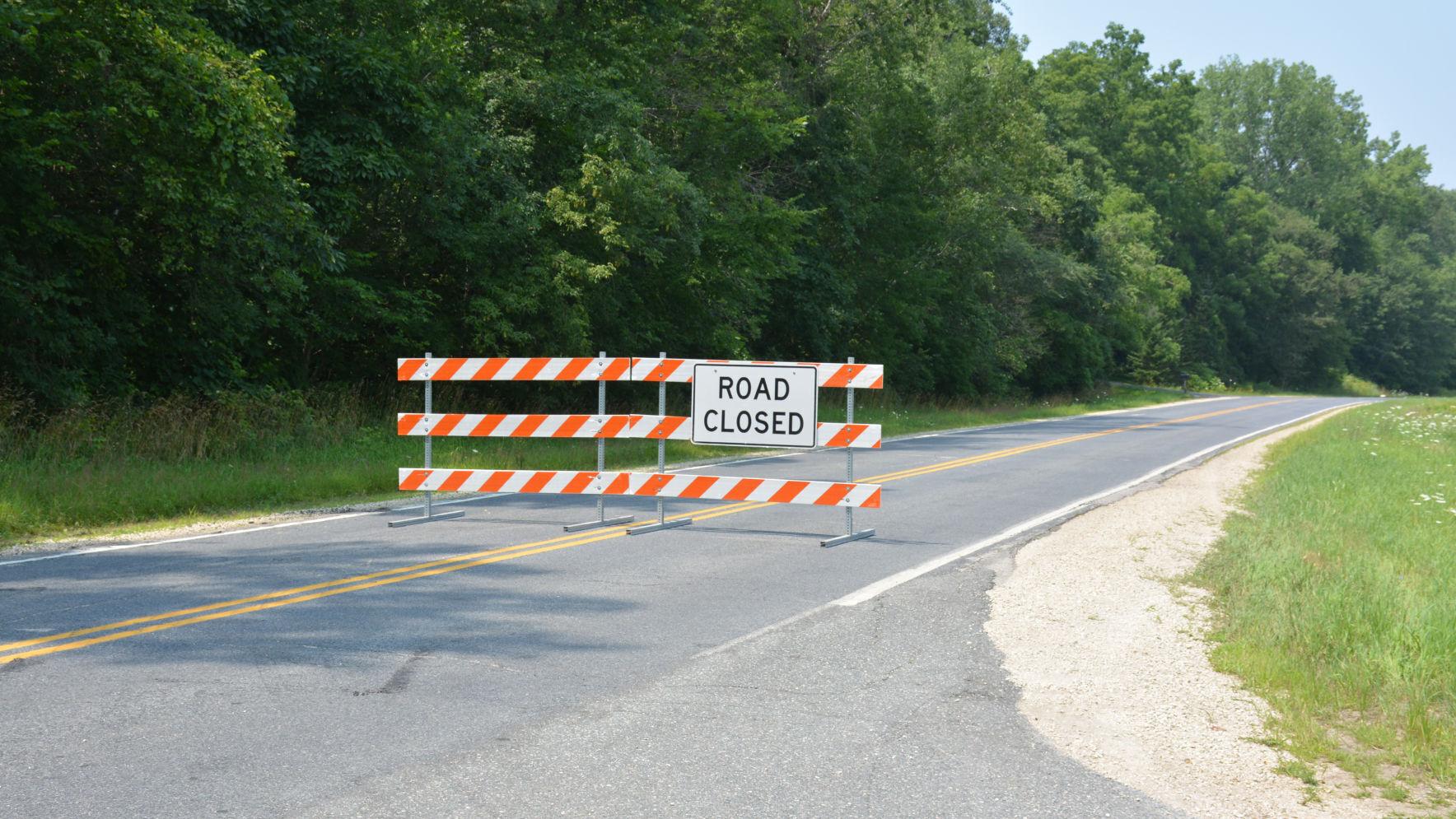 Road closed